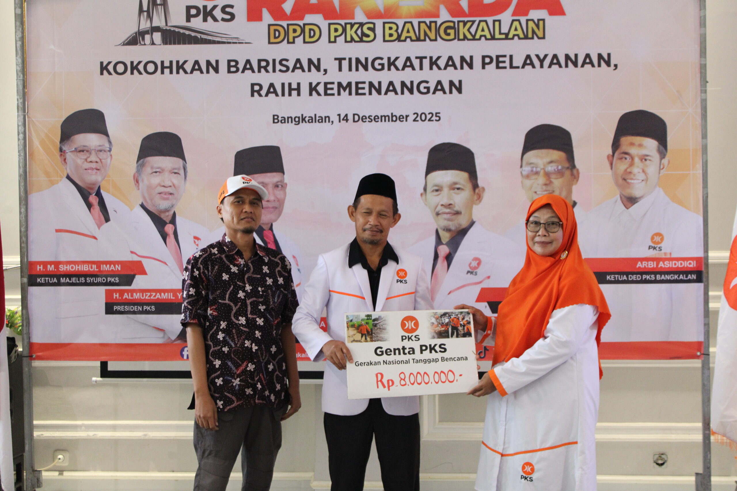 Energi Kepedulian di tengah Rakerda PKS Bangkalan